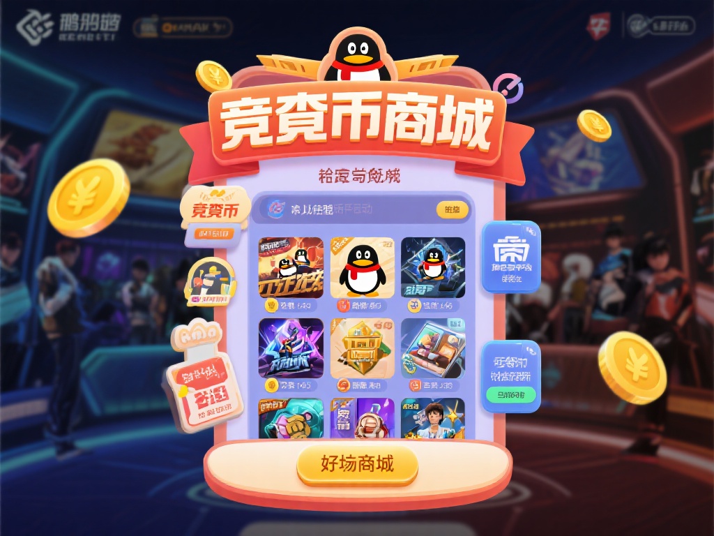 竞猜币商城是企鹅电竞平台内的一个创新功能，玩家通过